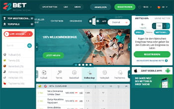 22 Bet Casino Homepage