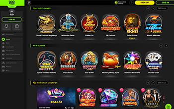 888 casino Homepage