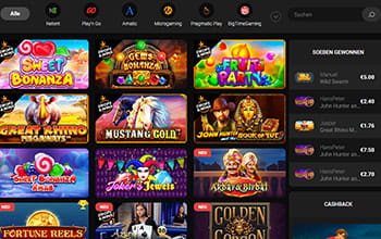 Betchan Casino Spiele