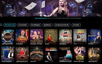 Griffon Live Casinospiele