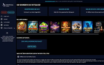 Griffon casino Homepage