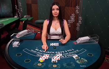 Live Blackjack Gameplay 1