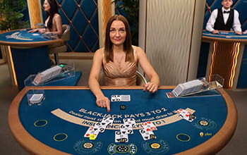 Live Blackjack Gameplay 2