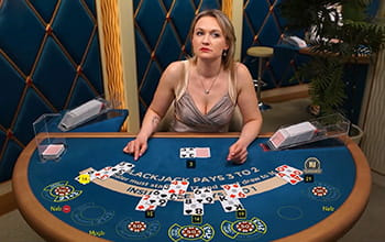 Live Blackjack Gameplay 4