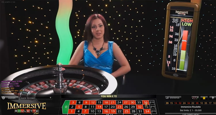Live Immersive Roulette Gameplay 2