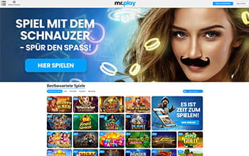 Mr. Play Casino Homepage