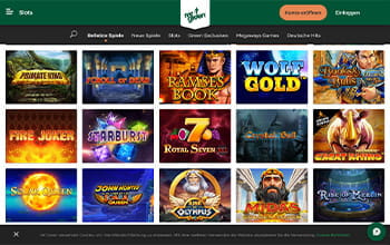 Mr Green Casino Spiele