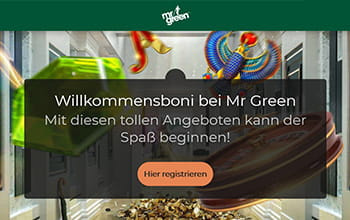 Mr Green Casino Willkommensbonus