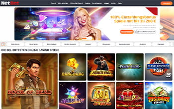 NetBet Casino Homepage