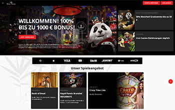 Royal Pando Casino Homepage