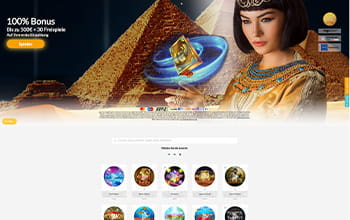 Temple Nile Casino Homepage