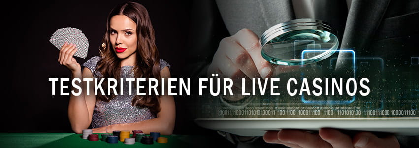 Testkriterien für Live Online Casinos